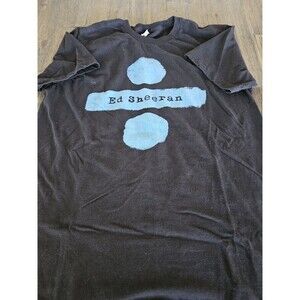 Ed Sheeran Men's Divide  T-Shirt Black Medium Faded